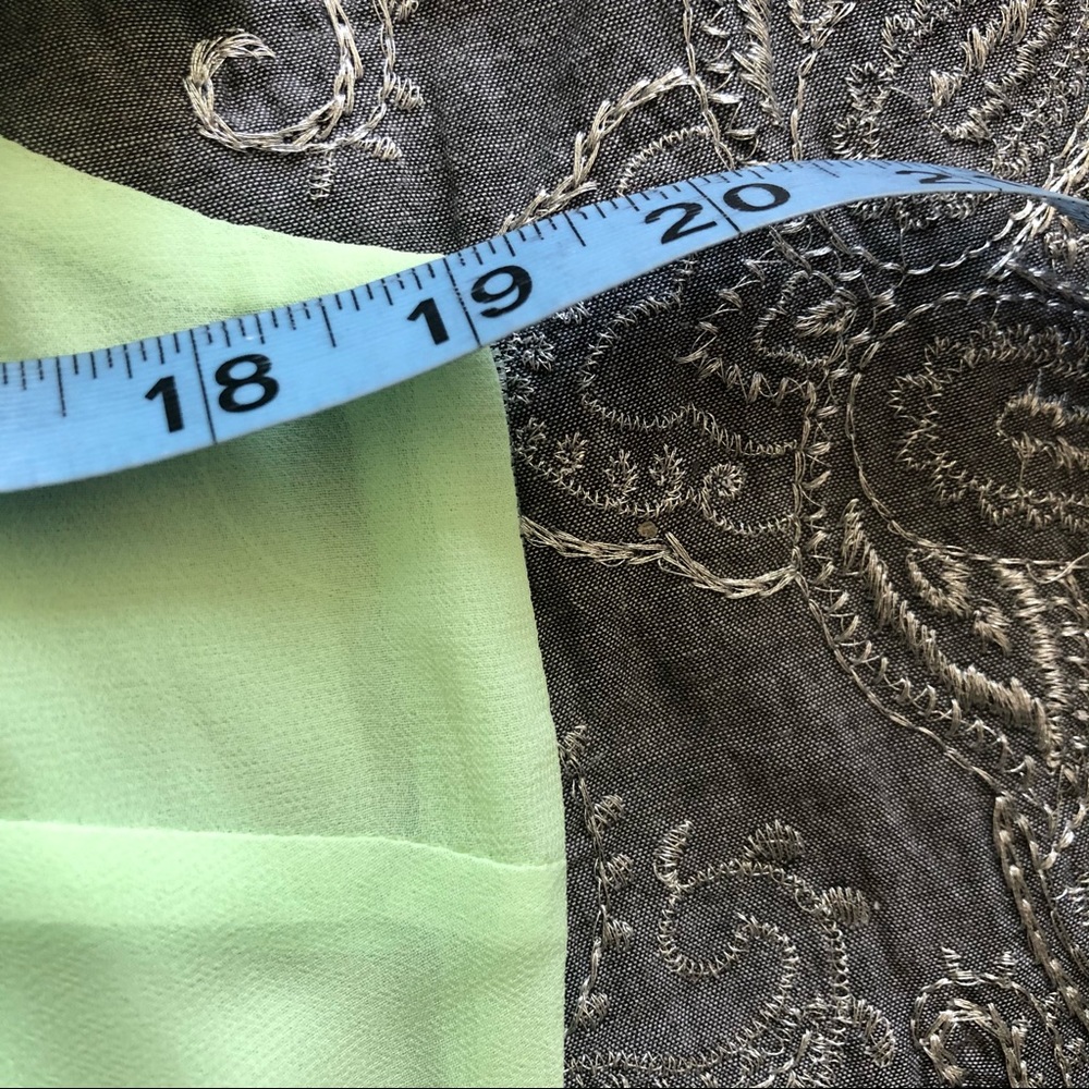 Marciano Mint Color Off the Shoulder Ruffle Dress - Picture 6 of 9